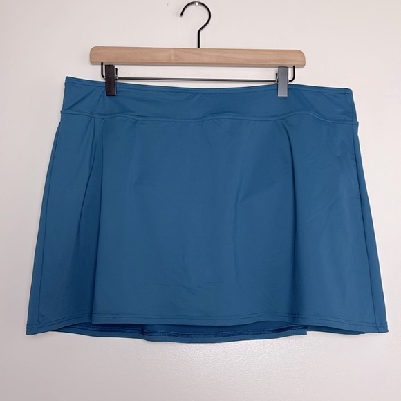 Lands End Women’s Swim Skort Teal Size 18 - Picture 7 of 7